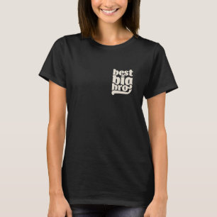 Camiseta Mejor Gran Hermano para los niños pequeños y el em