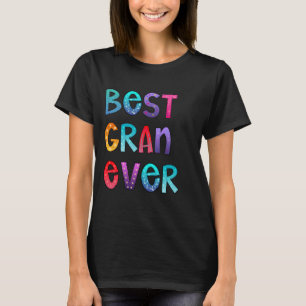Camiseta Mejor Gran Siempre Colorido, Mama Shirt, Mom Gift