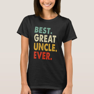 Camiseta Mejor Gran Tío Jamás Familia Vintage