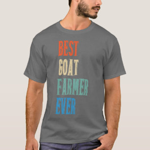Camiseta Mejor Granjero de Cabra Ever Retro