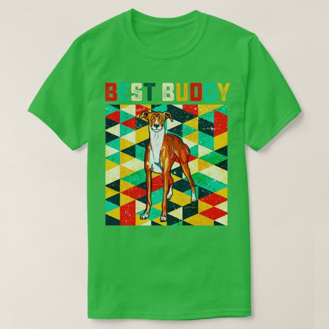 Camiseta Mejor Greyhound Buddy (Diseño del anverso)