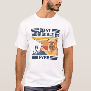 Camiseta Mejor Griffon Bruxellois Dad Perro Gracioso Lo