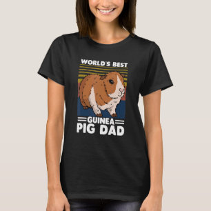 Camiseta Mejor Guinea Cerdo Papá Mascota Amor