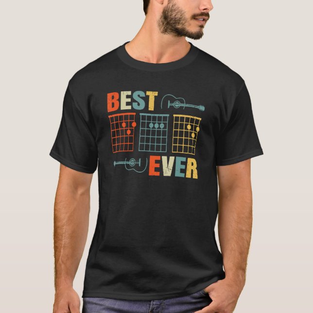 Camiseta Mejor Guitarra De Papá Que Ha Encantado La Guitarr (Anverso)