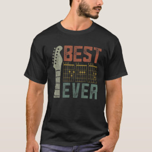 Camiseta Mejor Guitarra Papá Hombres Aparatos Padres Día Mu