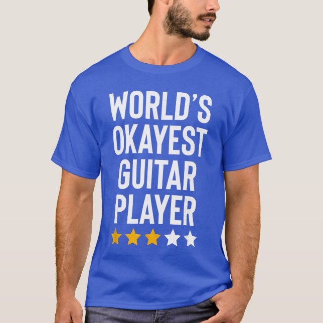 Camiseta Mejor Guitarrista del Mundo Amante de la Música Gu (Anverso)