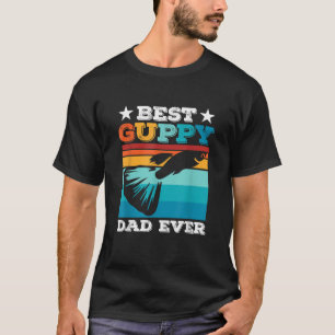 Camiseta Mejor Guppy Dad jamás Aquarium Pescado Keeper Gupp