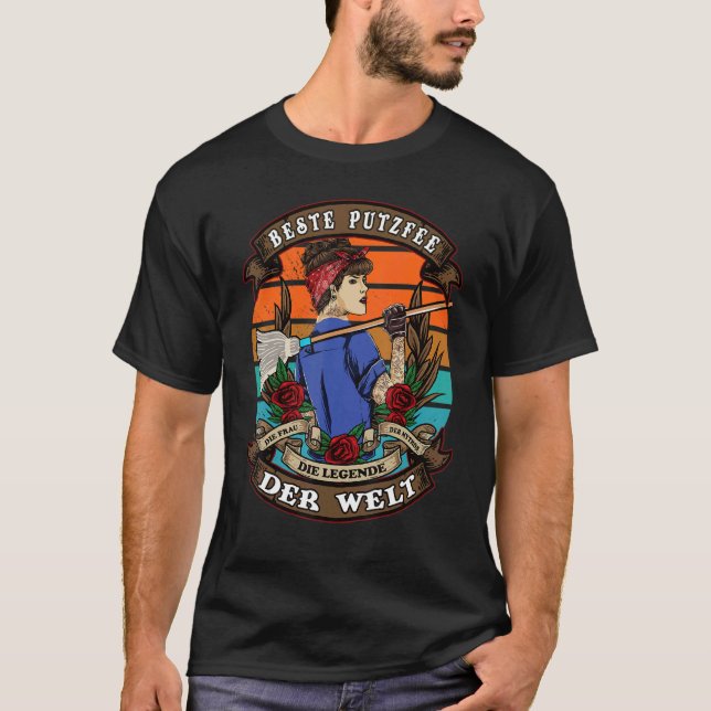 Camiseta Mejor Hada De Limpieza En El Mundo Retro Wipe Mob  (Anverso)