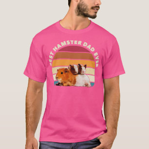 Camiseta Mejor Hamster Dad Ever Retro Vintage Hamster Anima