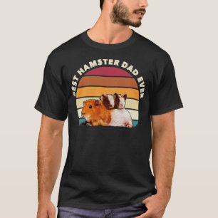 Camiseta Mejor Hamster Dad Ever Retro Vintage Hamster Anima