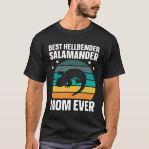 Camiseta Mejor Hellbender Salamander Mamá Biólogo Retro