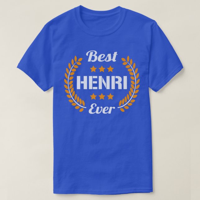 Camiseta Mejor Henri Que Diga Su Nombre Henri Prem (Diseño del anverso)