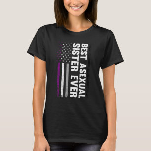 Camiseta Mejor Hermana Asexual Del Mes Del Orgullo Csd