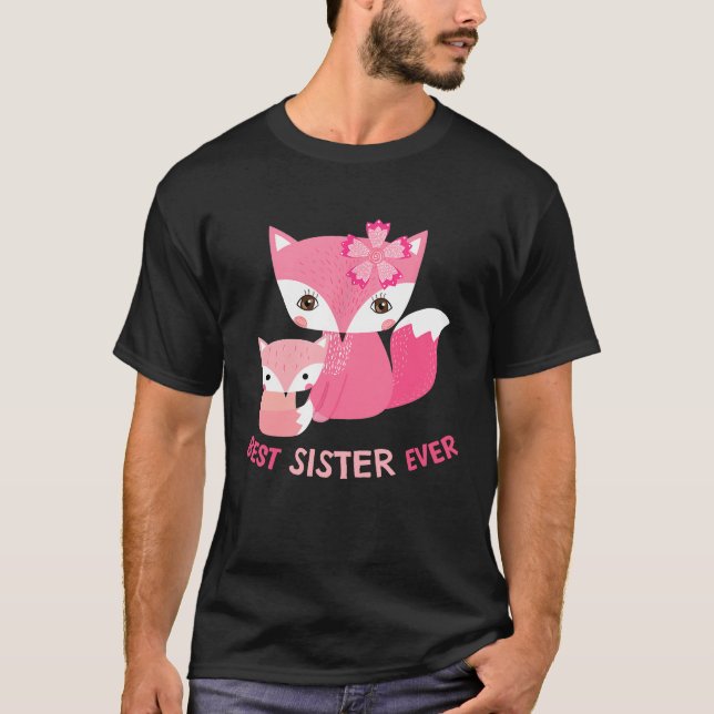 Camiseta Mejor Hermana de siempre Corto Fox (Anverso)