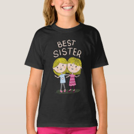 Camiseta Mejor Hermana Funny Cute Chica