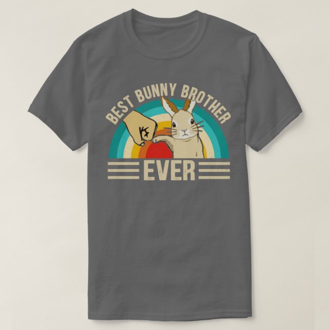 Camiseta Mejor Hermano Bunny Ever TShirt Gran Hermano Shirt (Diseño del anverso)