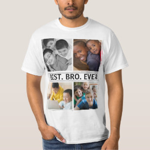 Camiseta Mejor hermano de cumpleaños moderno y exclusivo