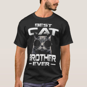 Camiseta Mejor HERMANO De Gatos Vintage