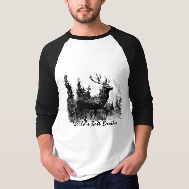 Camiseta Mejor Hermano del Mundo de Animales Cervantes (Anverso)