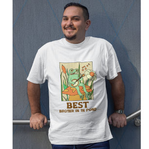 Camiseta Mejor hermano en el lipad de rana de charco