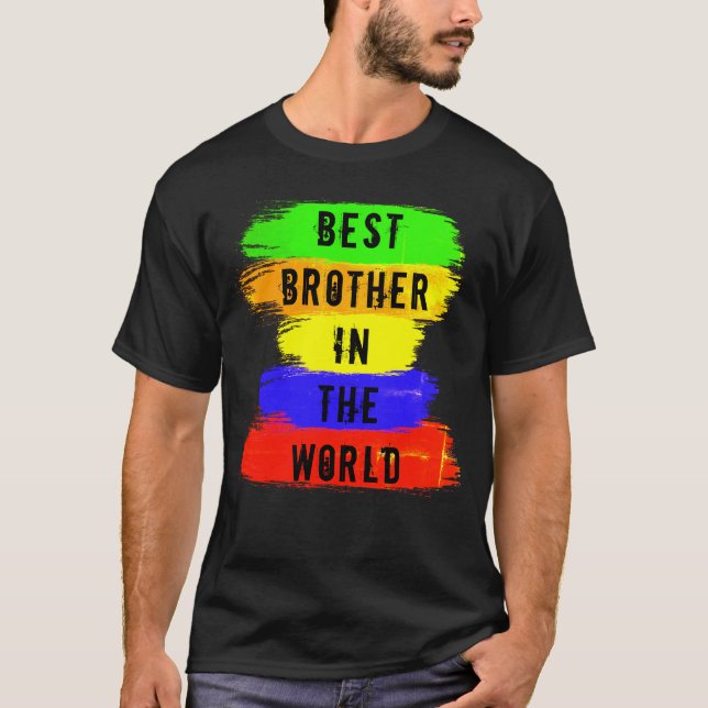 Camiseta Mejor Hermano En El Mundo De La Relación De Cambio (Anverso)