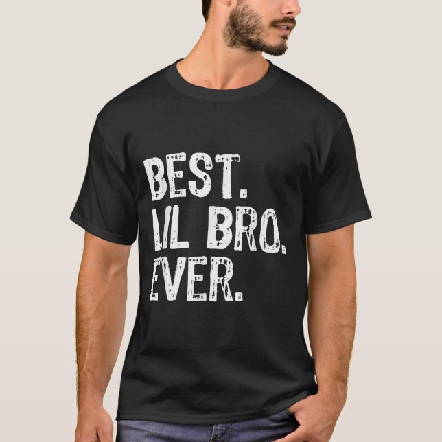 Camiseta Mejor Hermano Jamás Familia Divertido Hermano Pequ (Anverso)