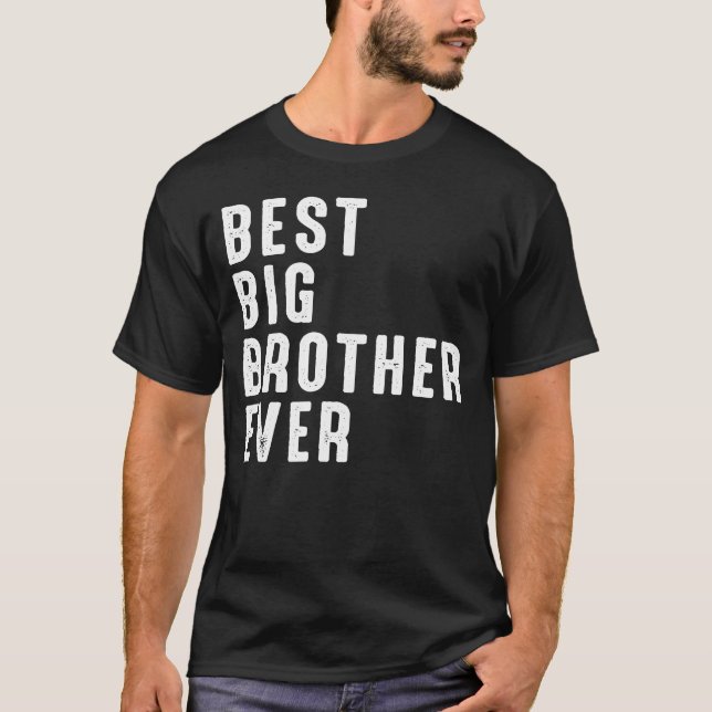 Camiseta mejor hermano mayor (Anverso)