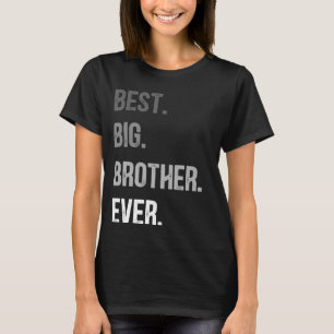 Camiseta Mejor Hermano Mayor De La Adolescente Hermandad Ma