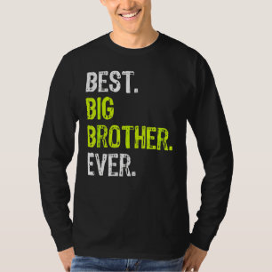 Camiseta Mejor Hermano Mayor De La Adolescente Hermandad Ma