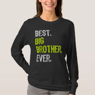 Camiseta Mejor Hermano Mayor De La Adolescente Hermandad Ma