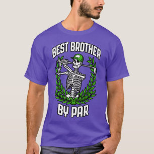 Camiseta Mejor Hermano Por Par Golf Funny Golfing Skeleton 
