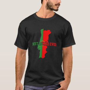 Camiseta Mejor hermano portugués nunca bandera de Portugal