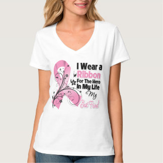 Camiseta Mejor héroe amigo en mi vida con cáncer de mama