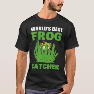Camiseta Mejor herpetólogo cazador de ranas del mundo
