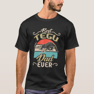 Camiseta Mejor Herpetólogo Tegu Lizard Reptile Retro