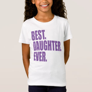 Camiseta Mejor. Hija. Nunca.(violeta)