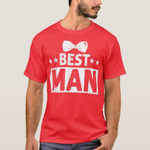 Camiseta Mejor hombre Boda Groomsmen Gracioso soltero P