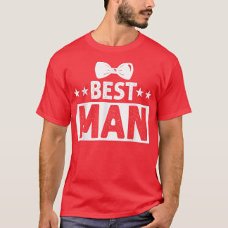 Camiseta Mejor hombre Boda Groomsmen Gracioso soltero P