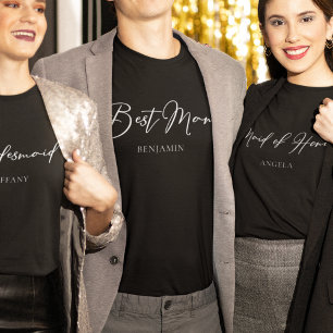 Camiseta Mejor Hombre Moda Personalizada Fiesta de Solteros