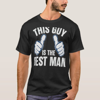 Camiseta Mejor Hombre Soltero Suministros Fiesta Boda