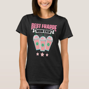 Camiseta Mejor Humor De Bebida De Café Frappe Para Caffeina