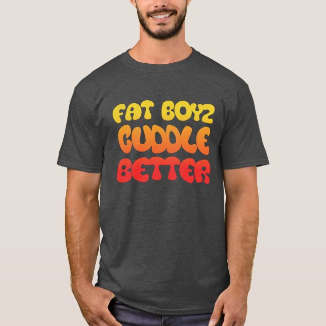 Camiseta Mejor humor y fanático gordo Boyz (Anverso)