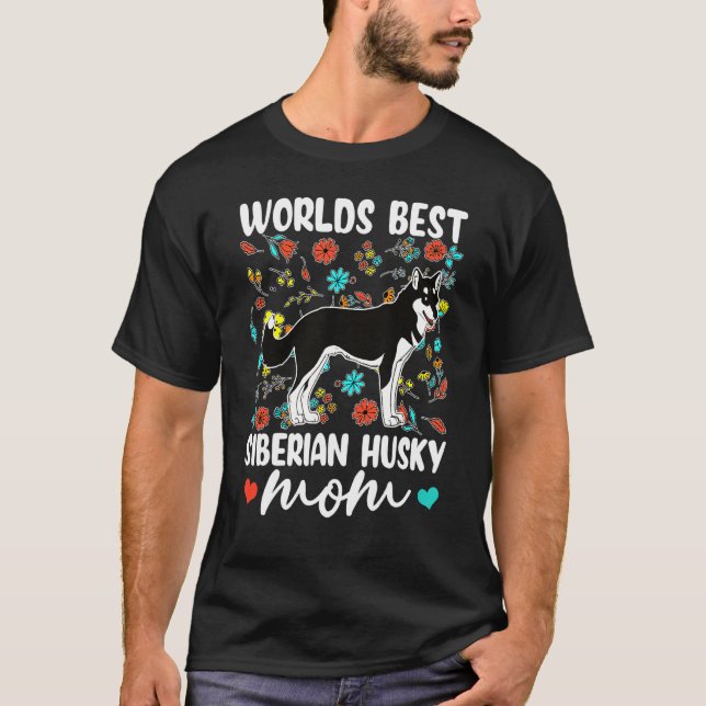 Camiseta Mejor Husky Mami Siberiano (Anverso)