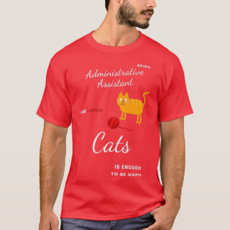 Camiseta Mejor idea de regalo divertida para auxiliar admin