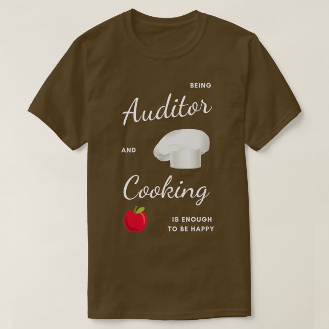 Camiseta Mejor idea de regalo divertida para el auditor (Diseño del anverso)