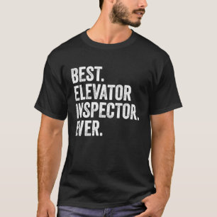 Camiseta Mejor inspector de elevadores