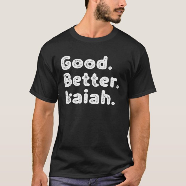 Camiseta Mejor Isaiah (Anverso)