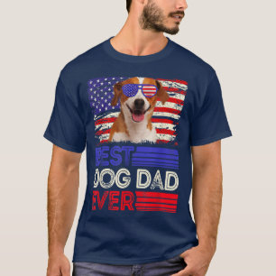 Camiseta Mejor Jack Russell Terrier Papá Americano