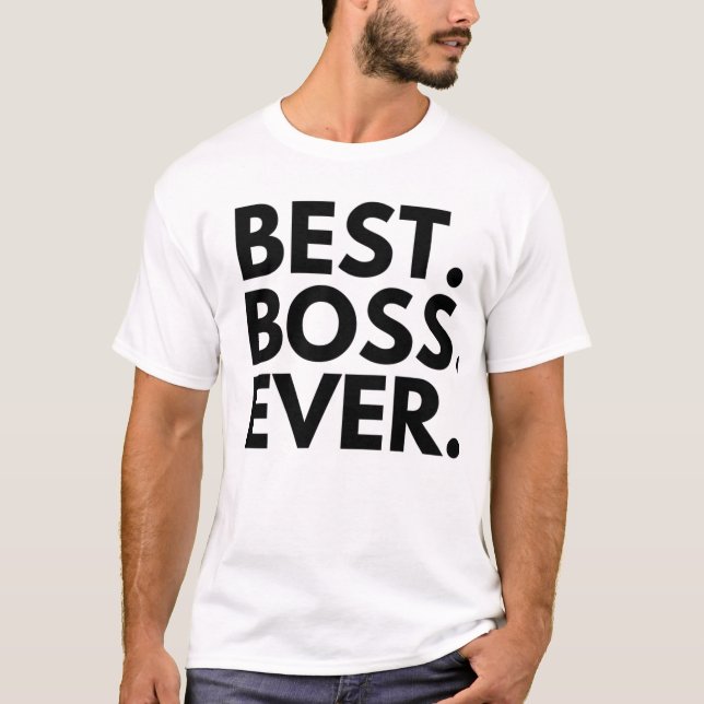 CAMISETA MEJOR JEFE DE LA HISTORIA (Anverso)