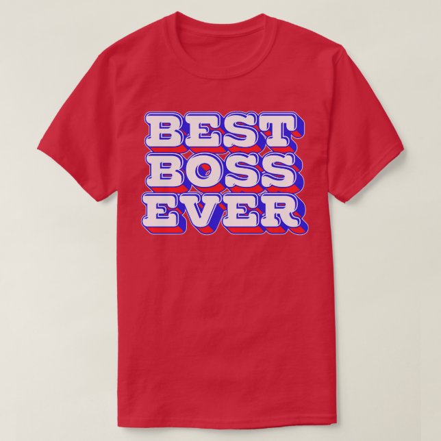 Camiseta Mejor Jefe de la Historia (Diseño del anverso)